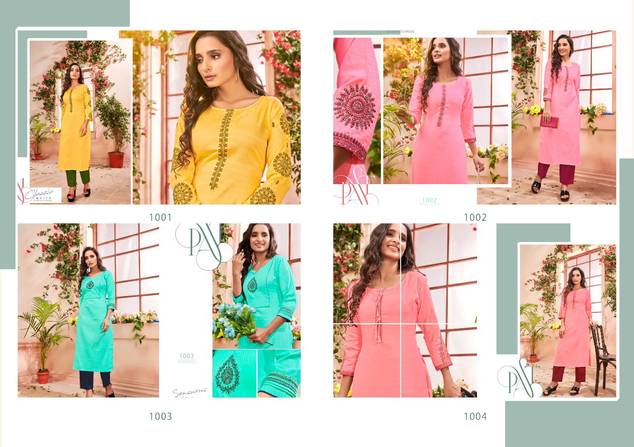 Vitara Award 2 Latest Ethnic Wear Cotton Designer Kurti Collection
